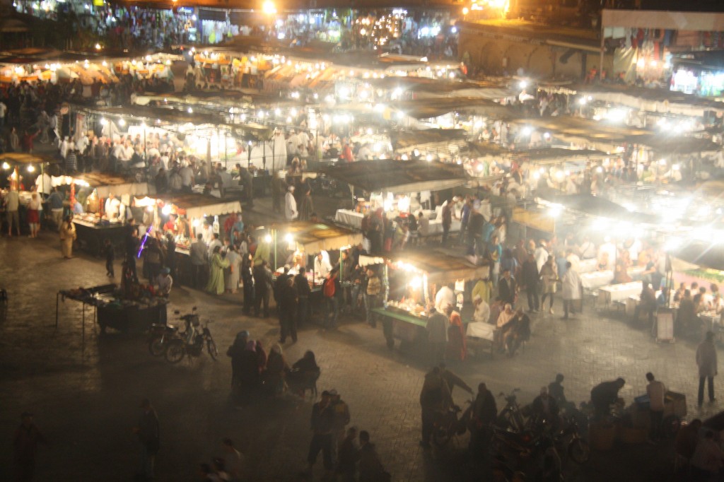 The Night Markets in Marrakech 