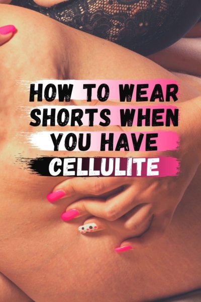 shorts and cellulite on the beach