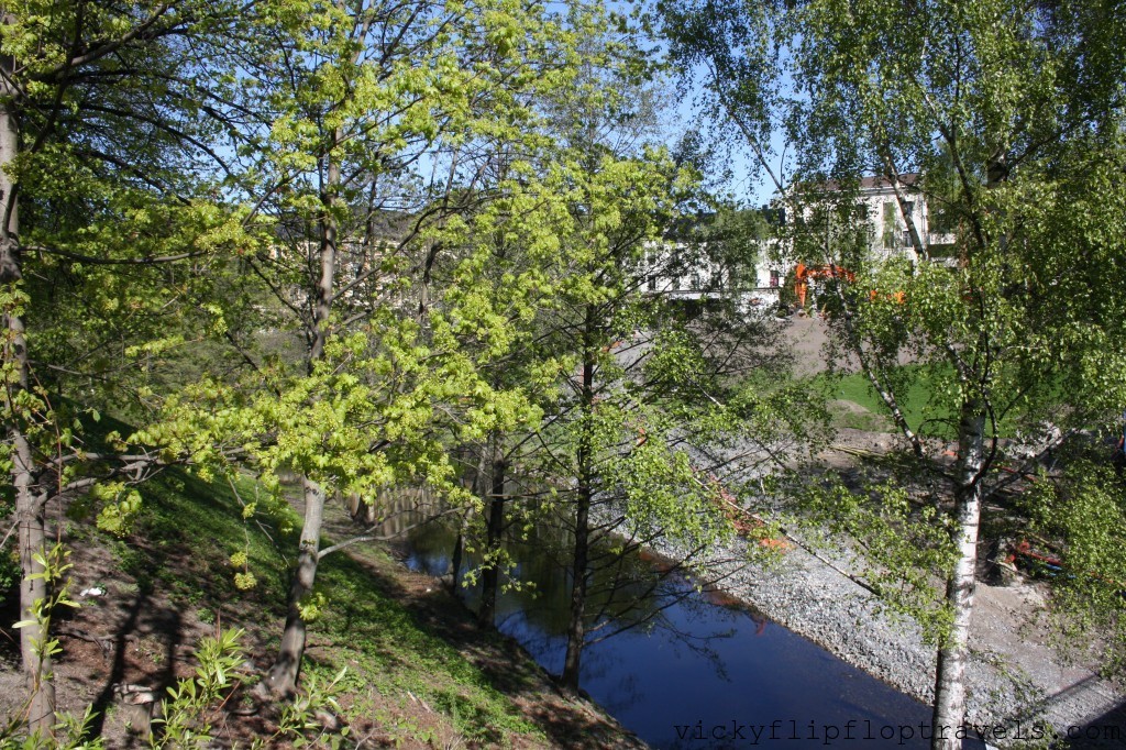 View outside the Anker Hotel 