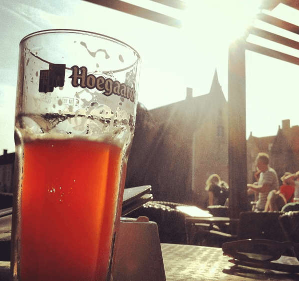 Drinking in Bruges