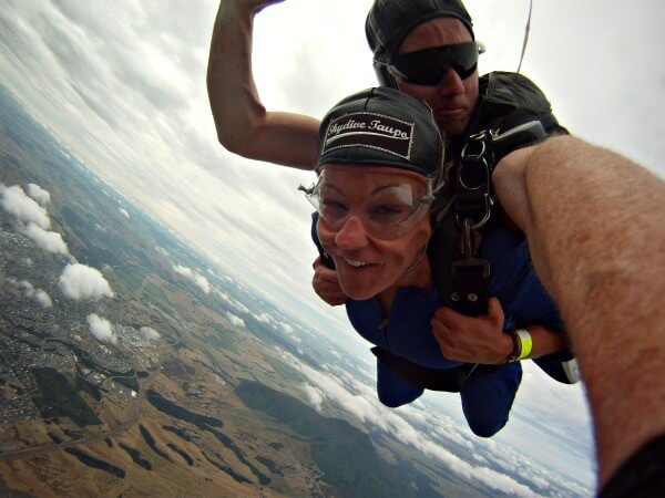 Skydiving in Taupo