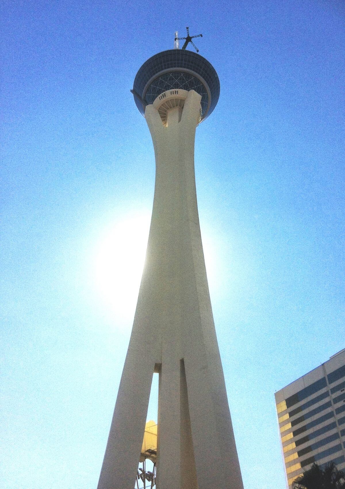 roller coaster at the stratosphere