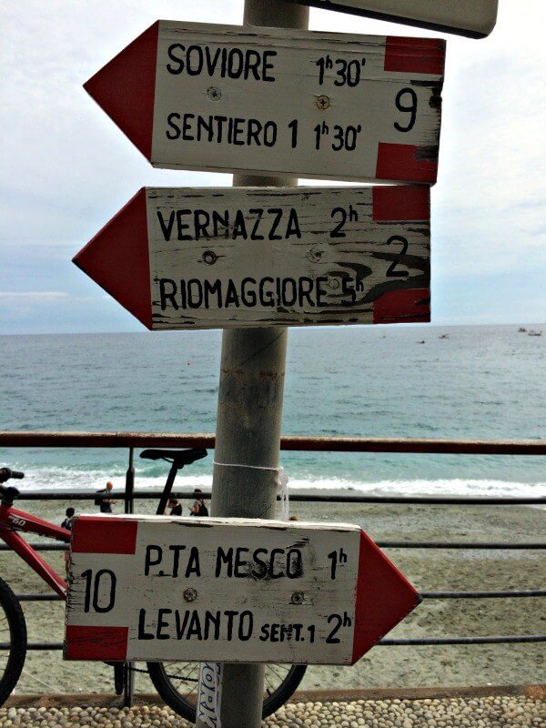 Hiking Monterosso and Vernazza