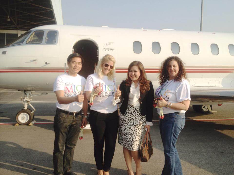 Private jet in Thailand