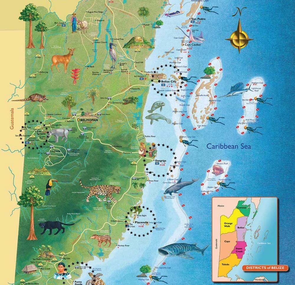 bus routes of belize