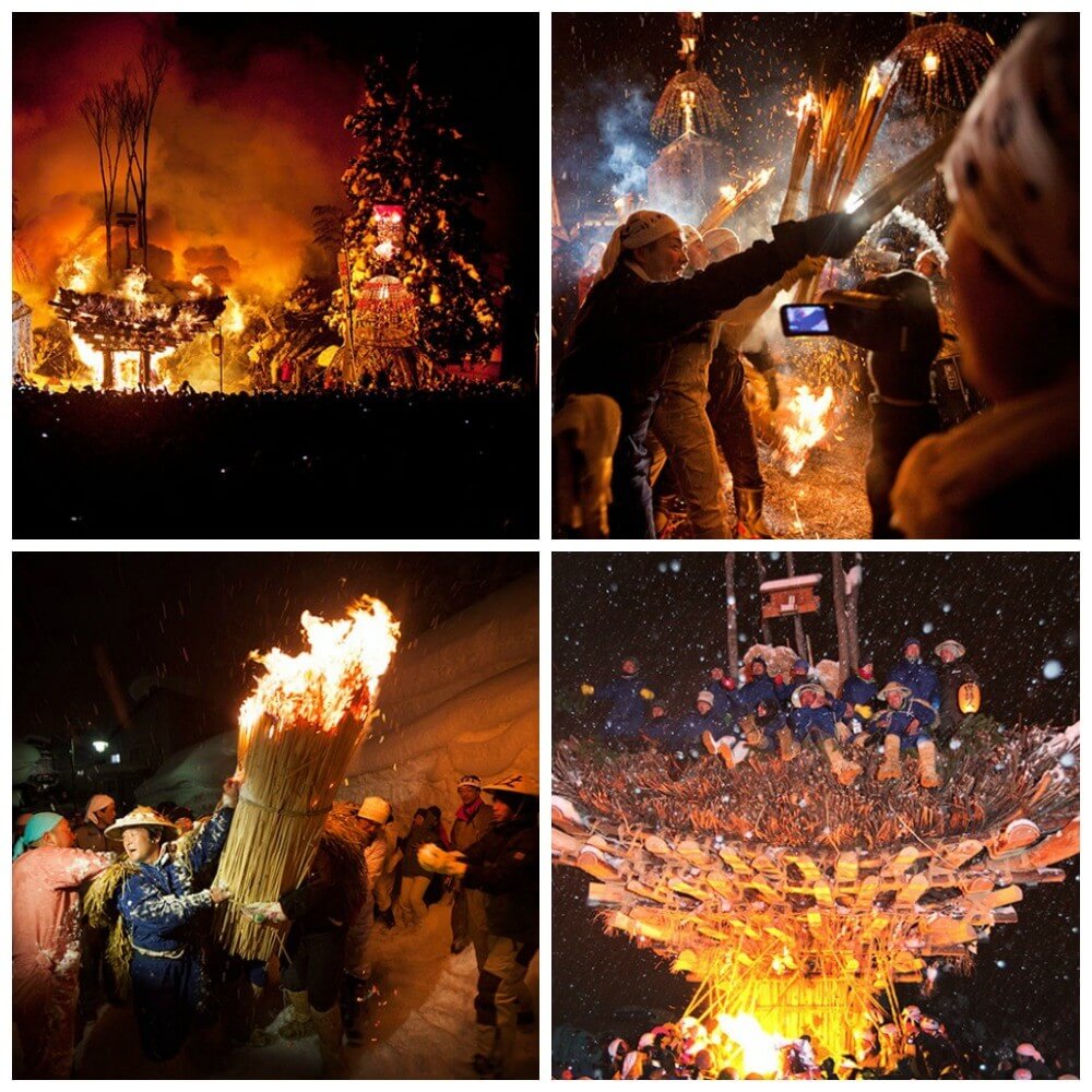 What is the Dosojin Fire Festival