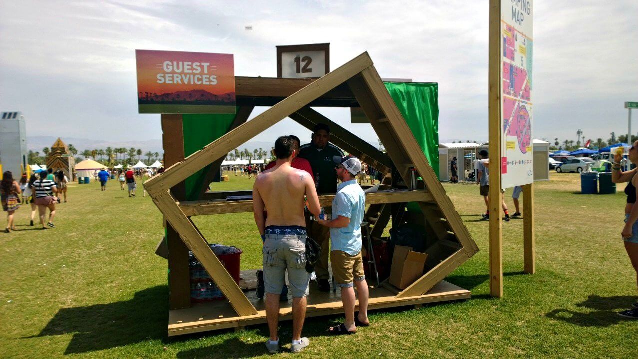 Drinking at Coachella 