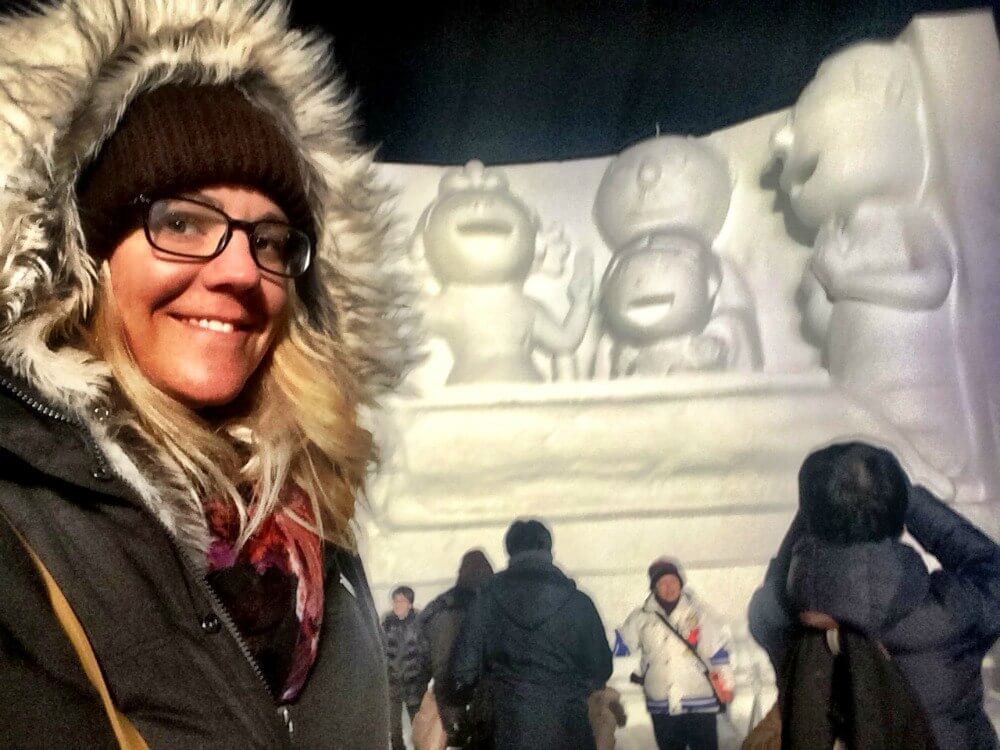 Photos of the Sapporo Ice Festival