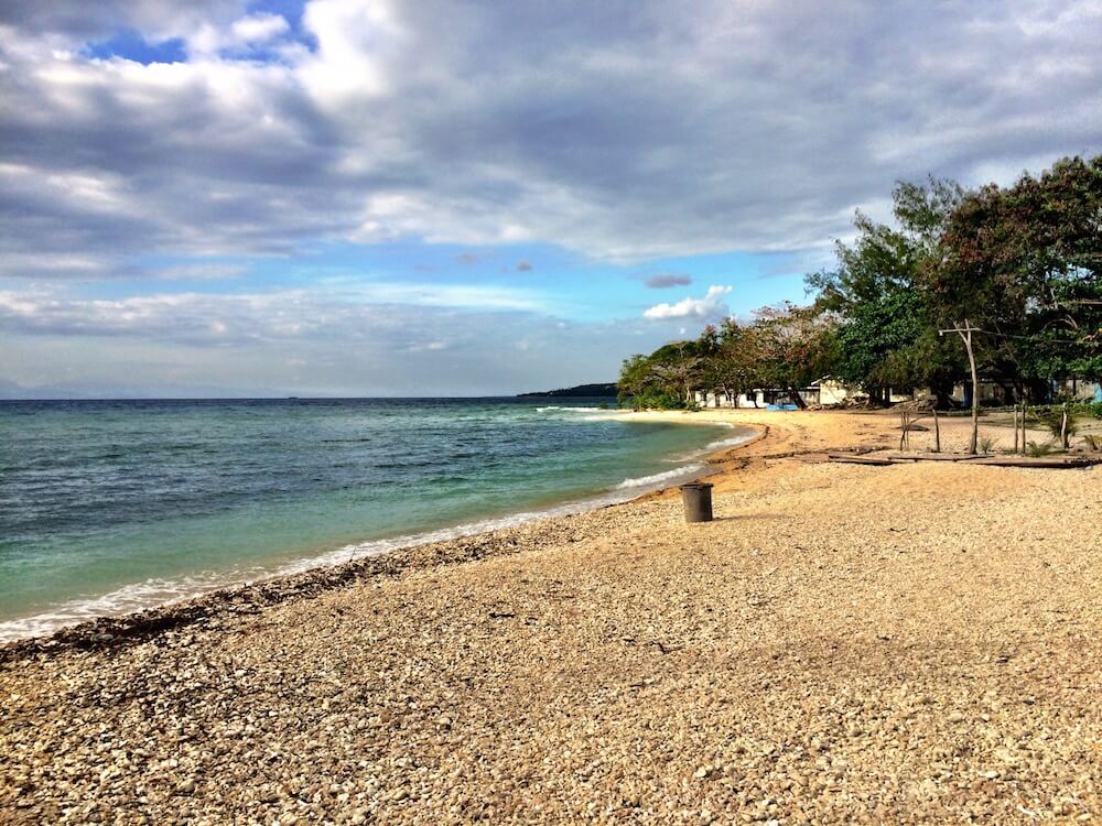 Beach at Kawasan Falls