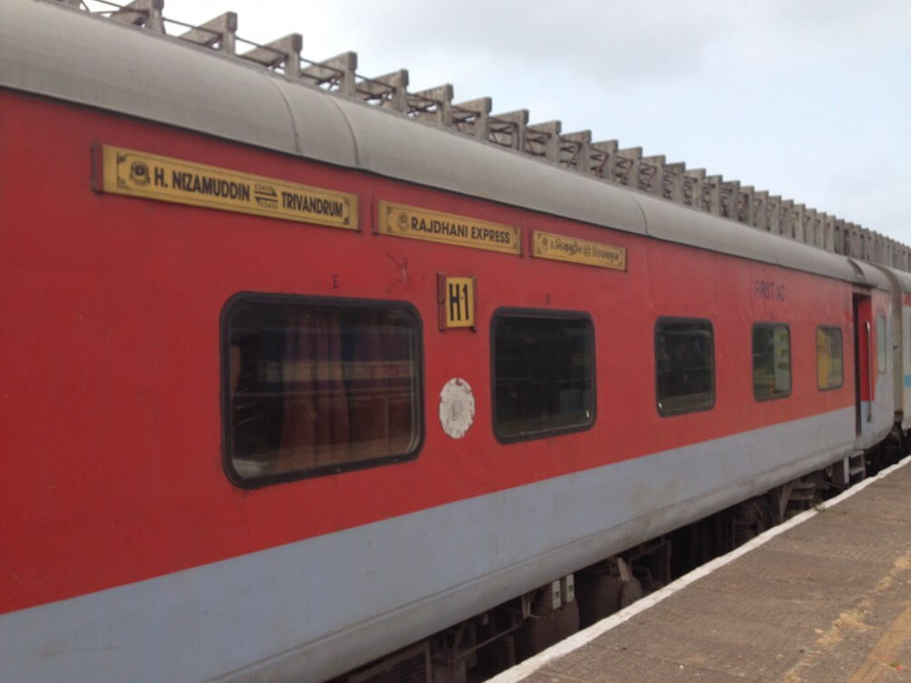 On the trains in India