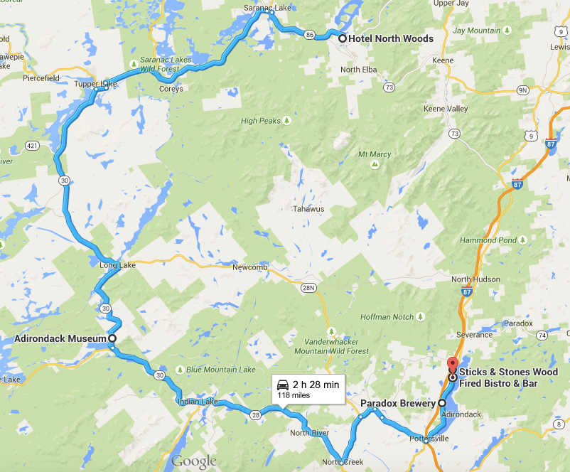 One week itinerary for Adirondacks