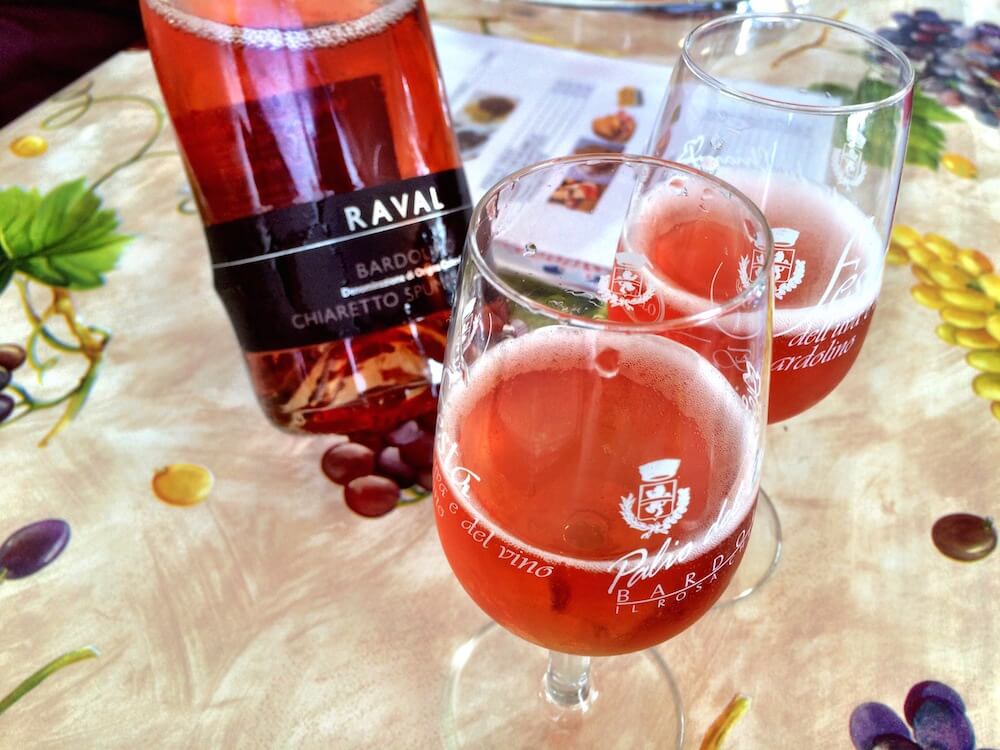 Drinking wine at the Bardolino Wine Festival