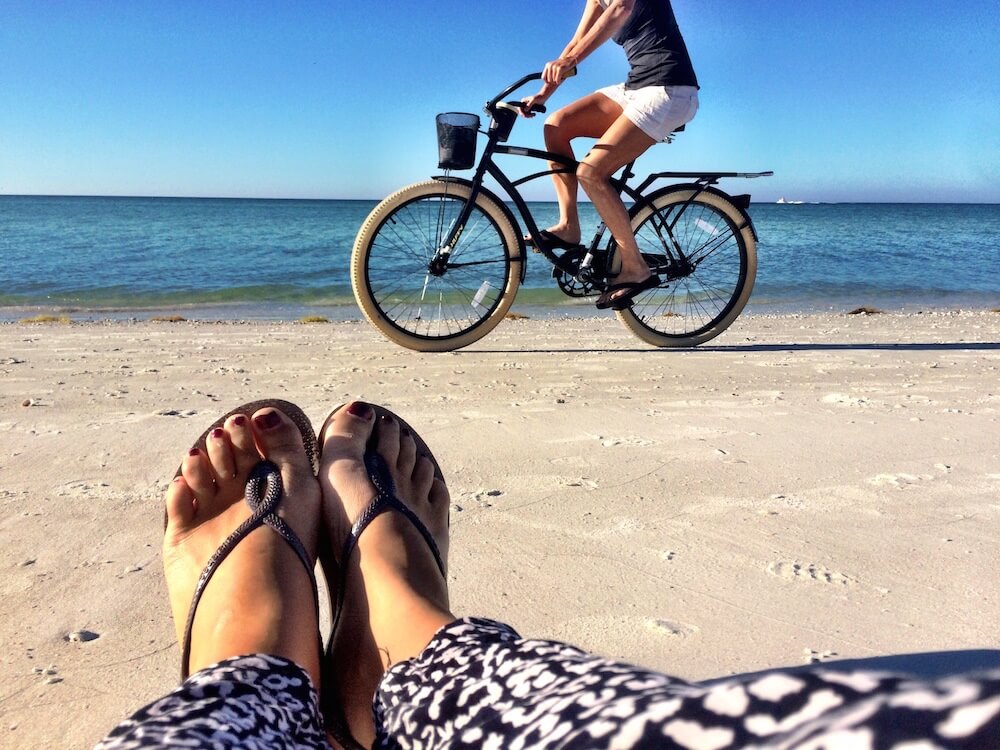 Exploring Sarasota and its beach