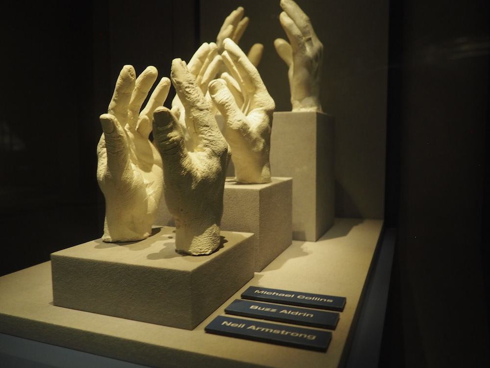 Spaceman hands Kennedy Space Centre