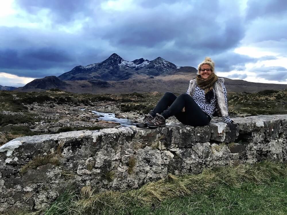 On the bridge at Black Cuilllin