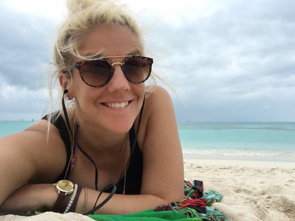 Chilling on the beach