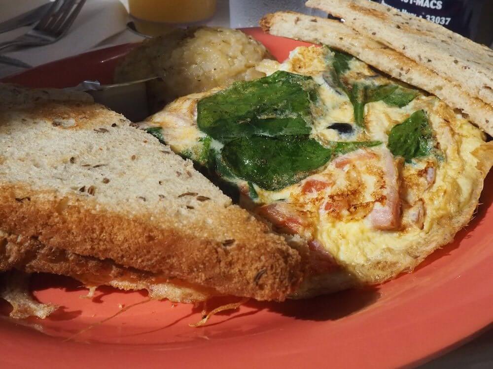 Omelette at Mrs Macs