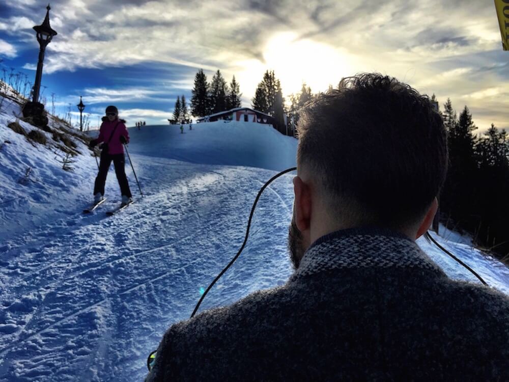 Skidoo round Austria