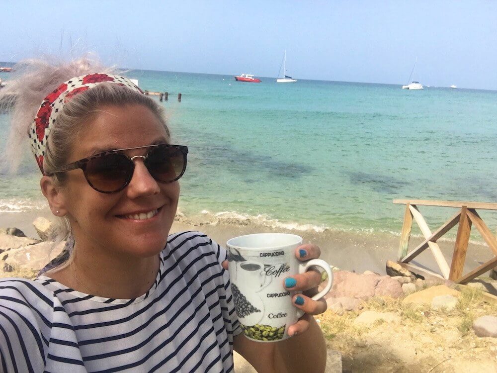 Me on the beach at Timothy Resort