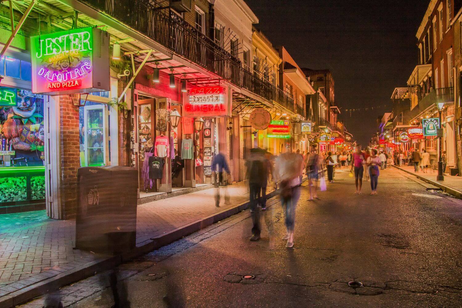 Bourbon Street in new orleans