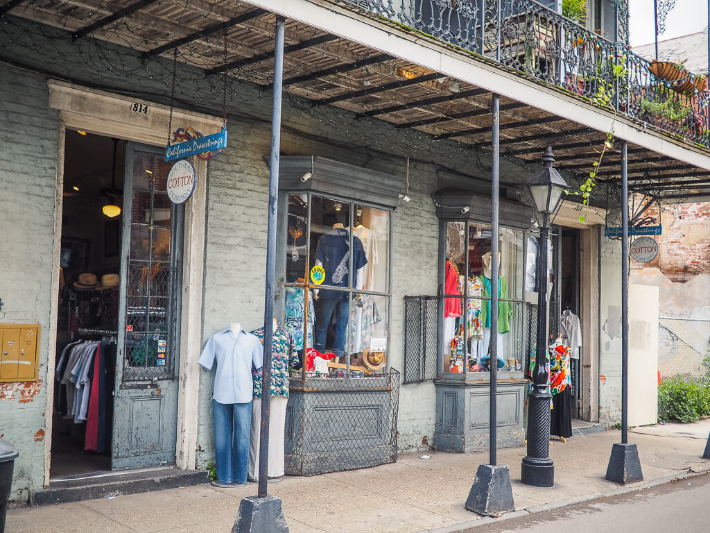 french quarter shopping