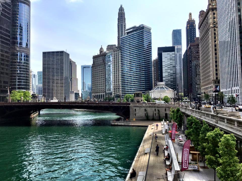 chicago at the river