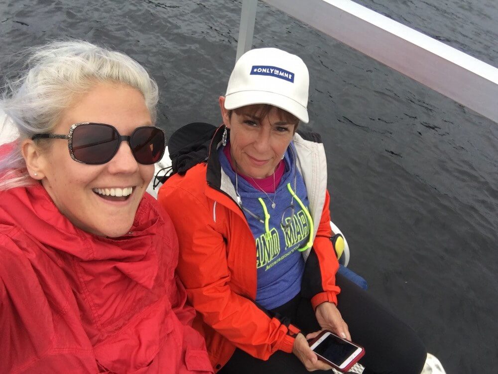 Peddleboat in Grand Marais