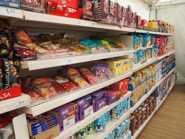 Bilbao BBK Live Festival camp shop