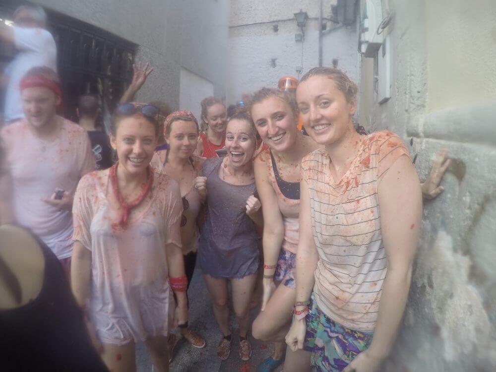 La Tomatina party