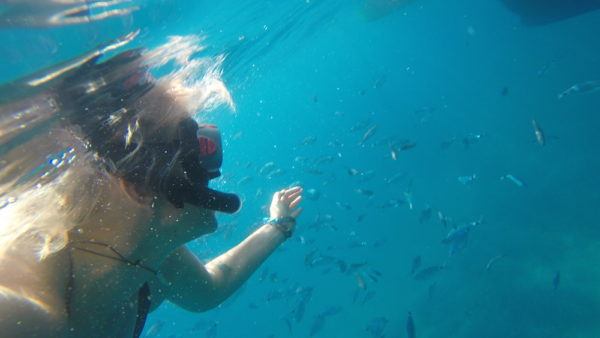 Having fun with fish in Croatia