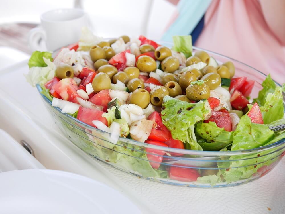 Medsailors salad Voyager