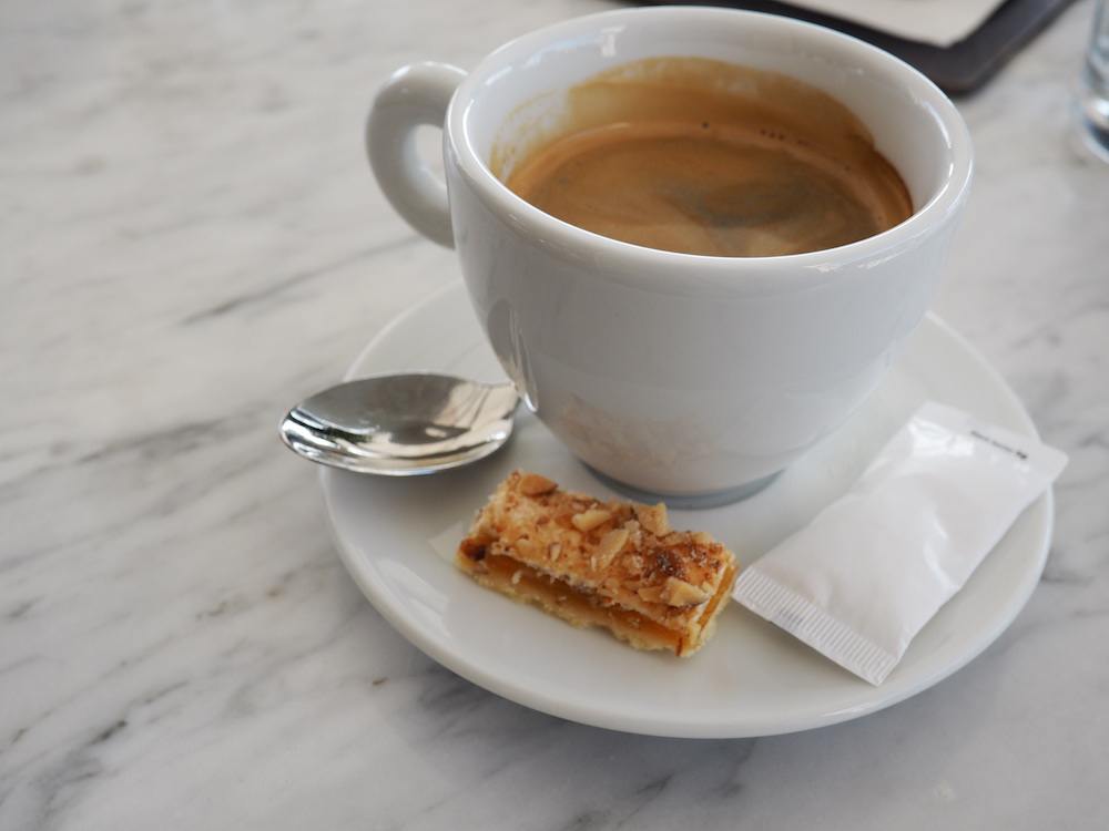 Drinking Coffee at Hotel Adriatic