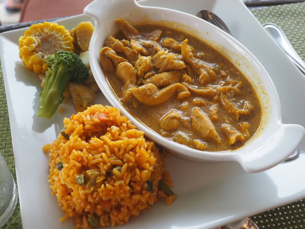 Chicken curry Palms Court Garden