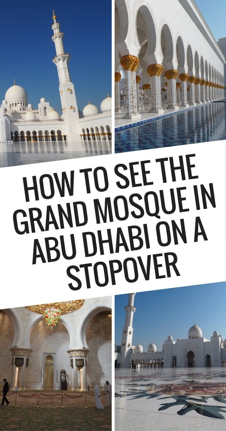 Grand mosque Abu Dhabi