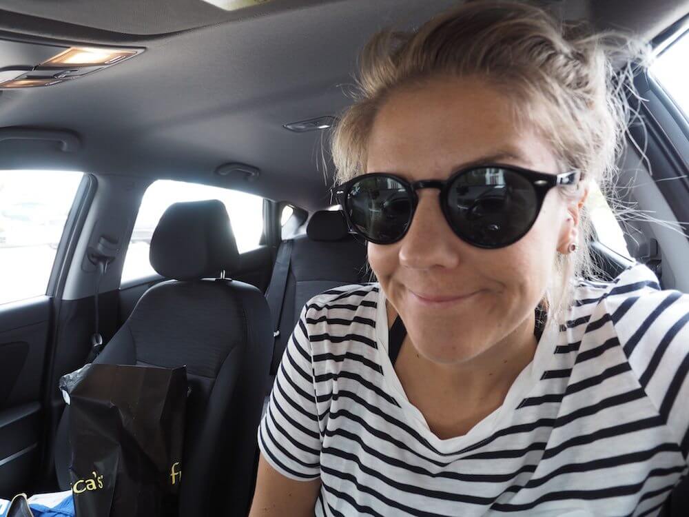 Me on my Emerald Coast Road Trip