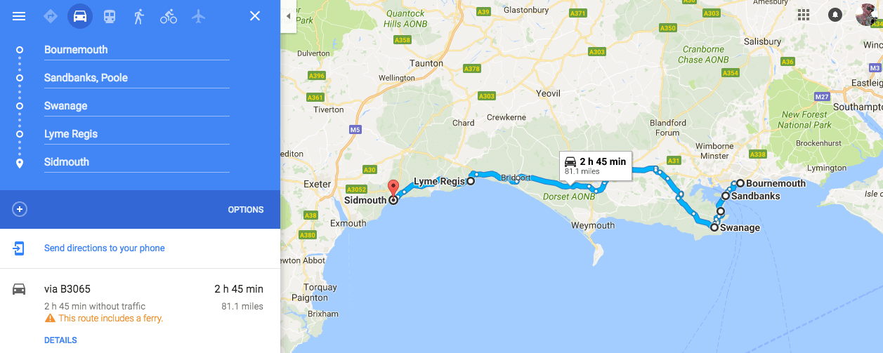 Road Trip Jurassic Coast