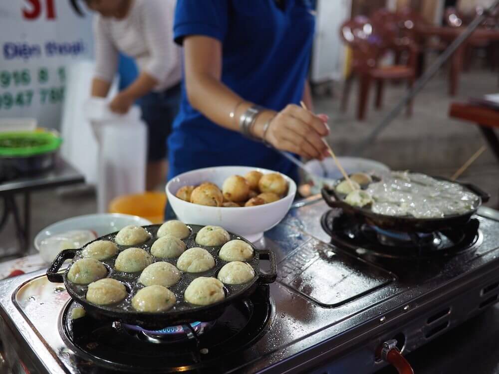 Food at the night market 