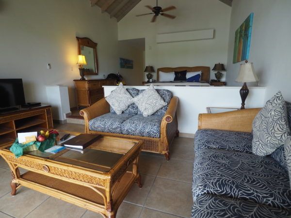 Relaxing at St James Club Antigua