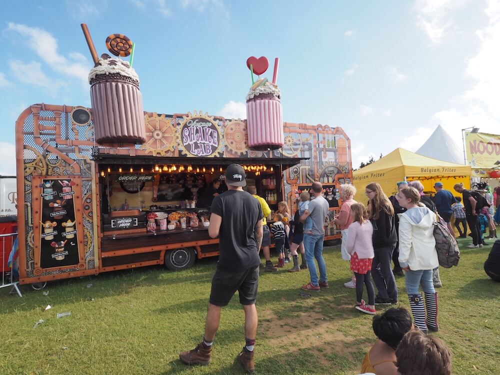 Milkshakes at Isle of Wight Festival