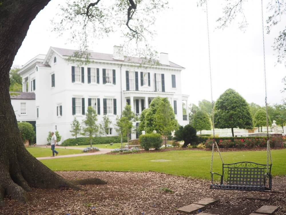 Chilling at the Nottoway Plantation