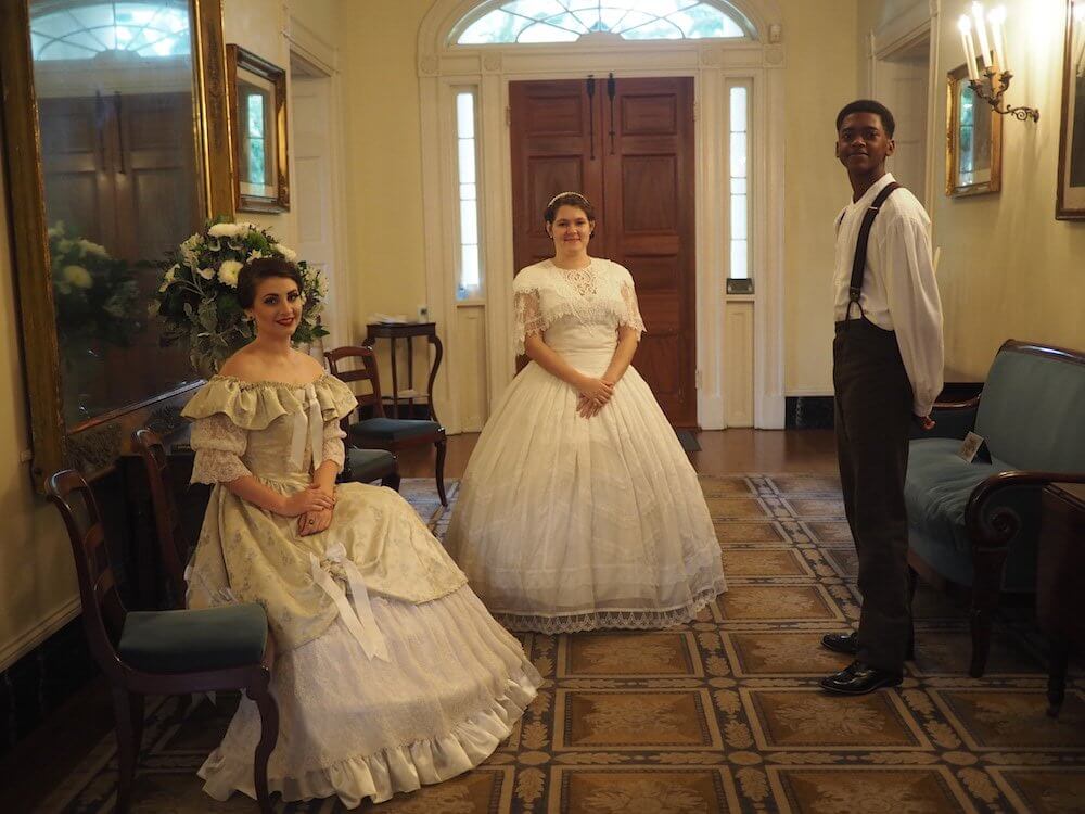 Inside Oak Alley Plantation