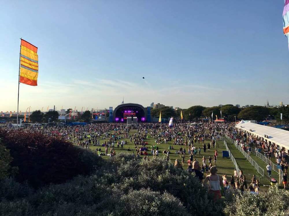 Queueing at Victorious Festival