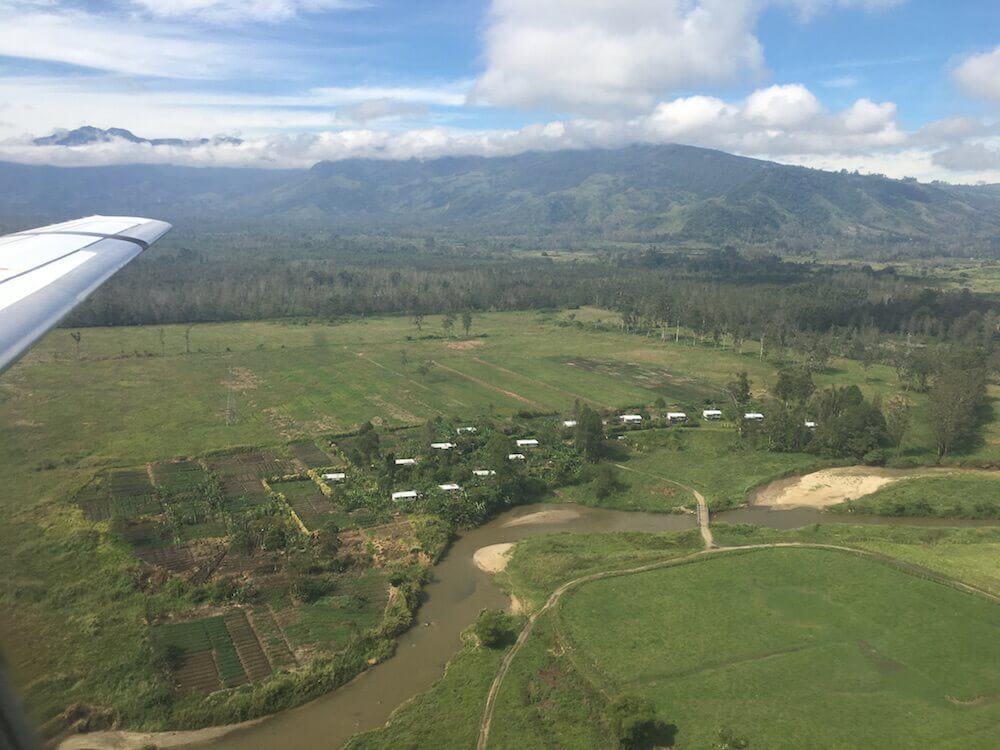 arriving into Papua New Guinea