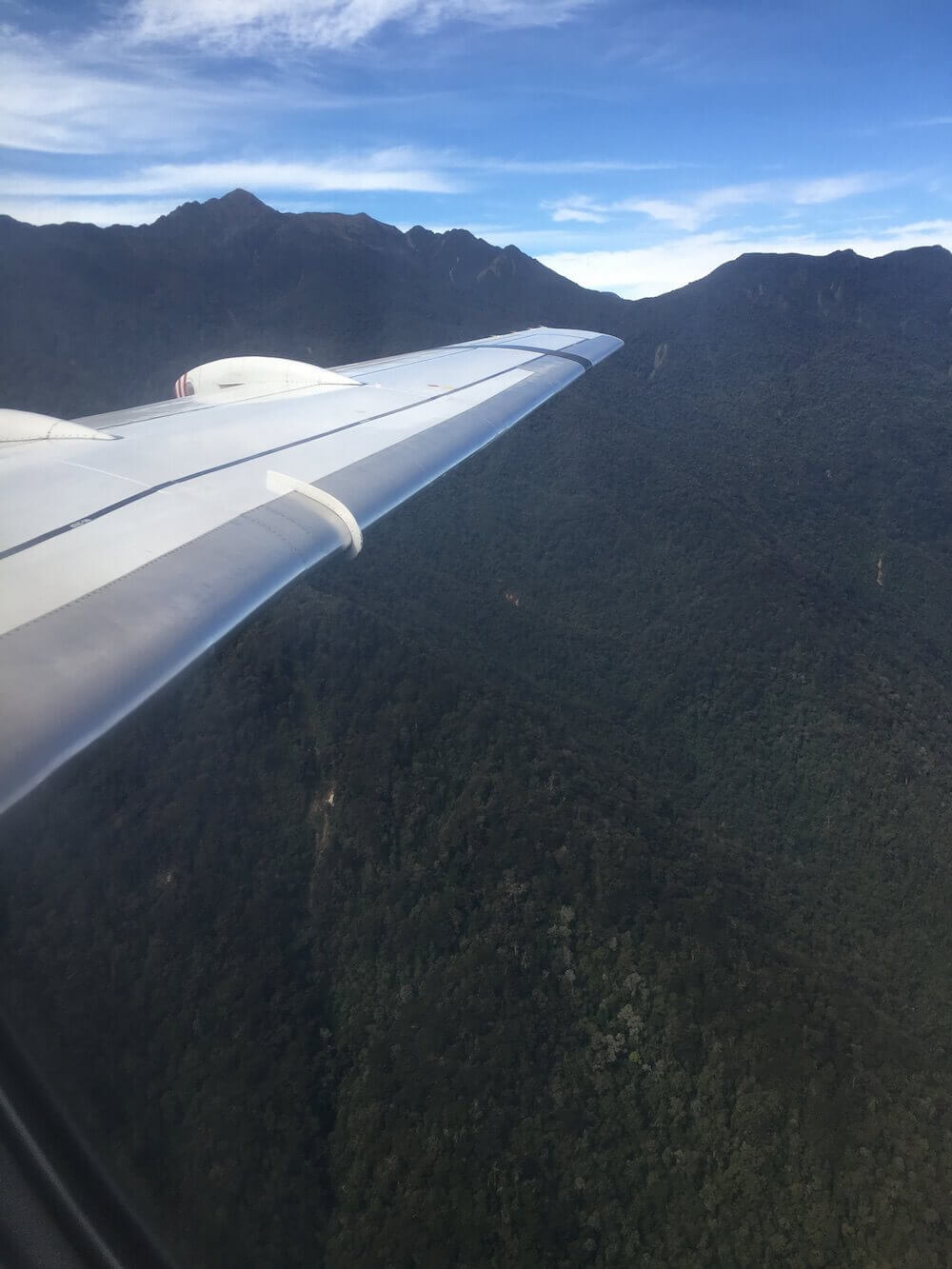 Arriving into Papua New Guinea