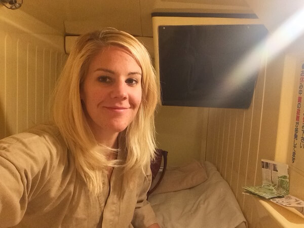 Capsule Hotel in Tokyo