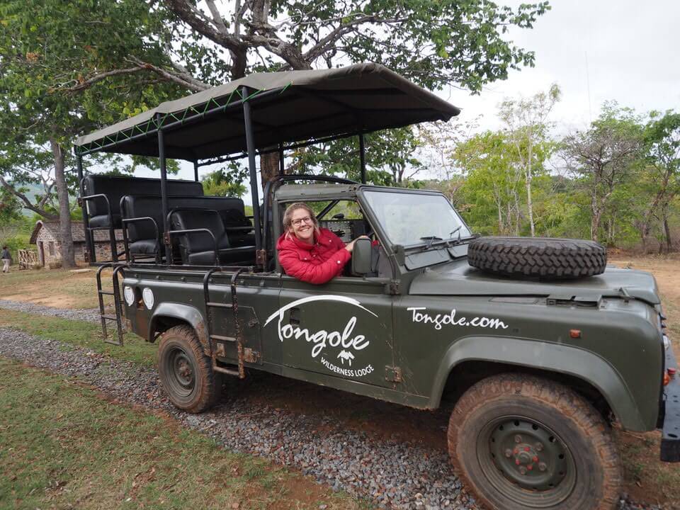 Driving round the Tongole Wilderness Lodge
