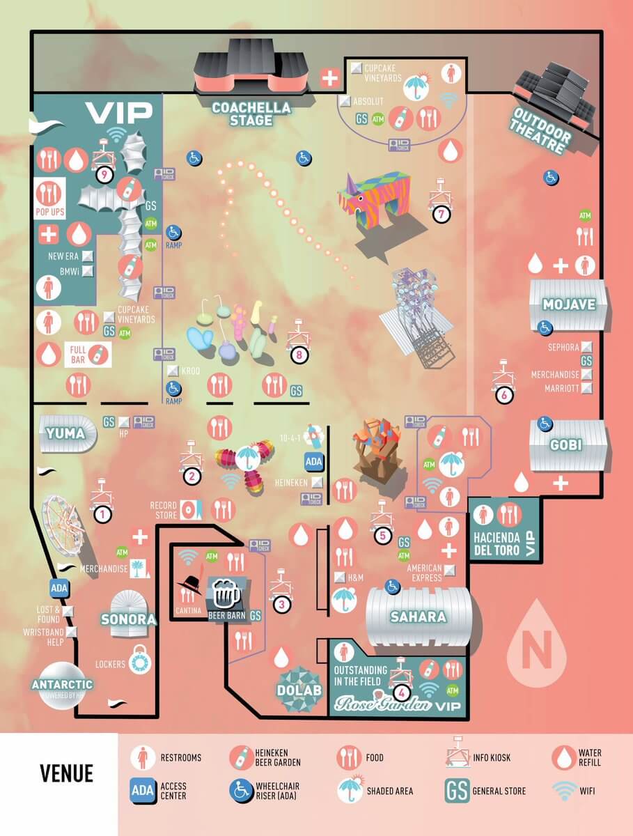 Map for Coachella