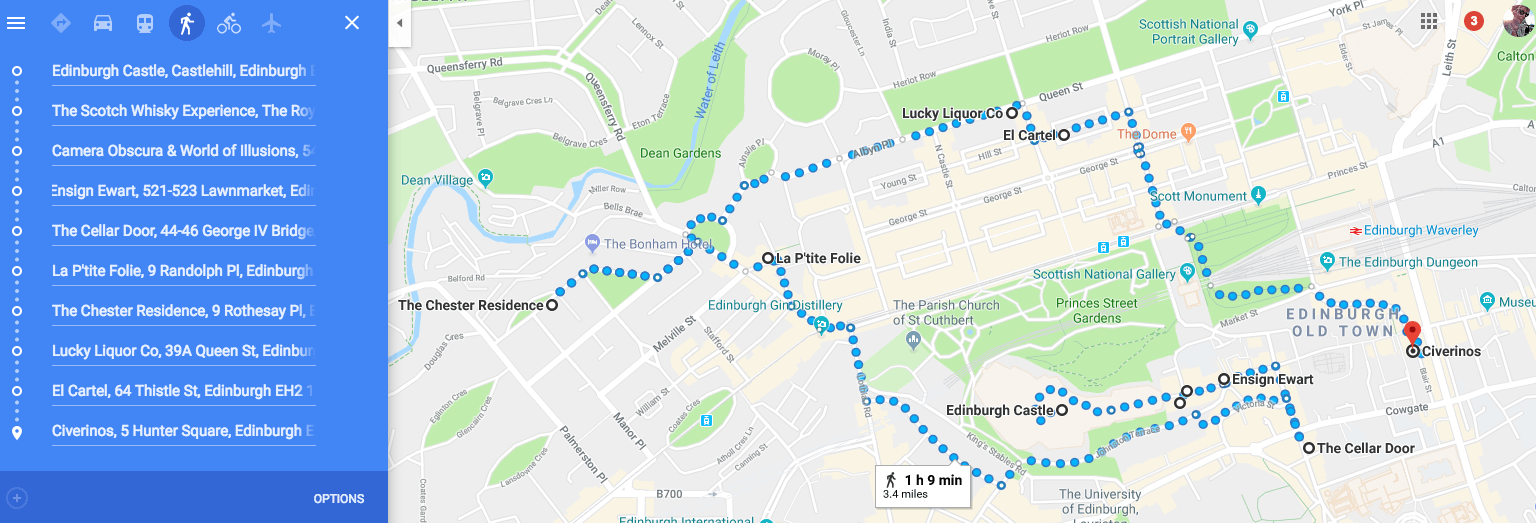 Two days in Edinburgh