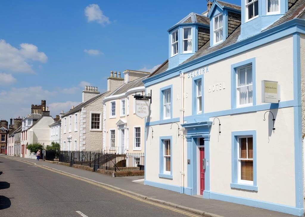 Outside the Selkirk Arms