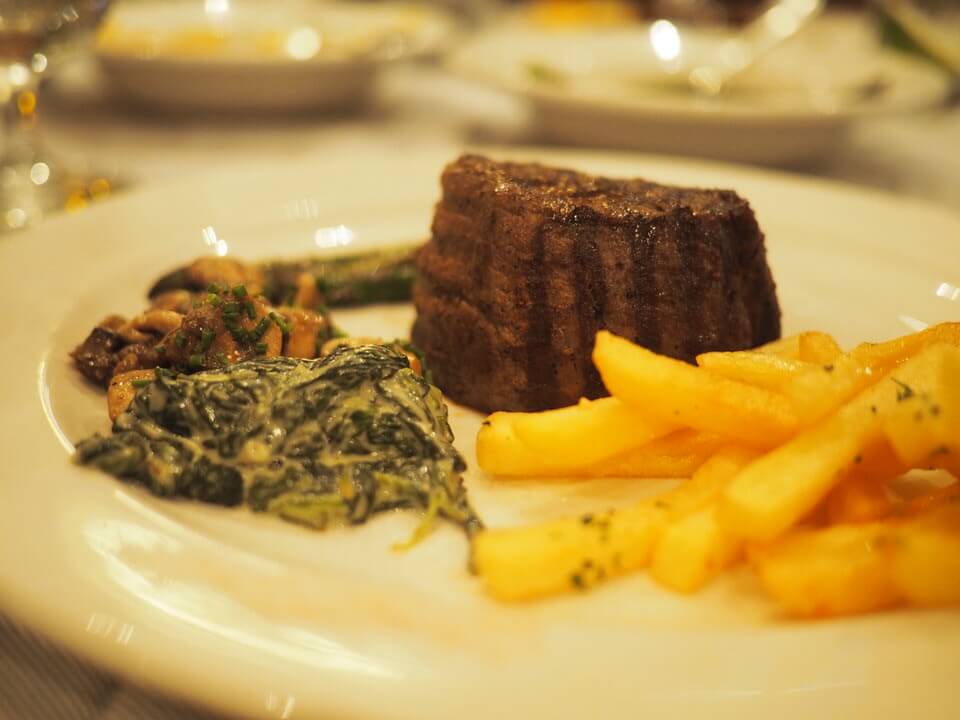 Food on the Regal Princess ship